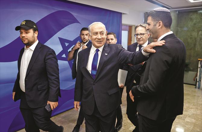 اسرائیل اور مصر کے درمیان کشیدگی پر نیتن یا ہو کابینہ کا اجلاس